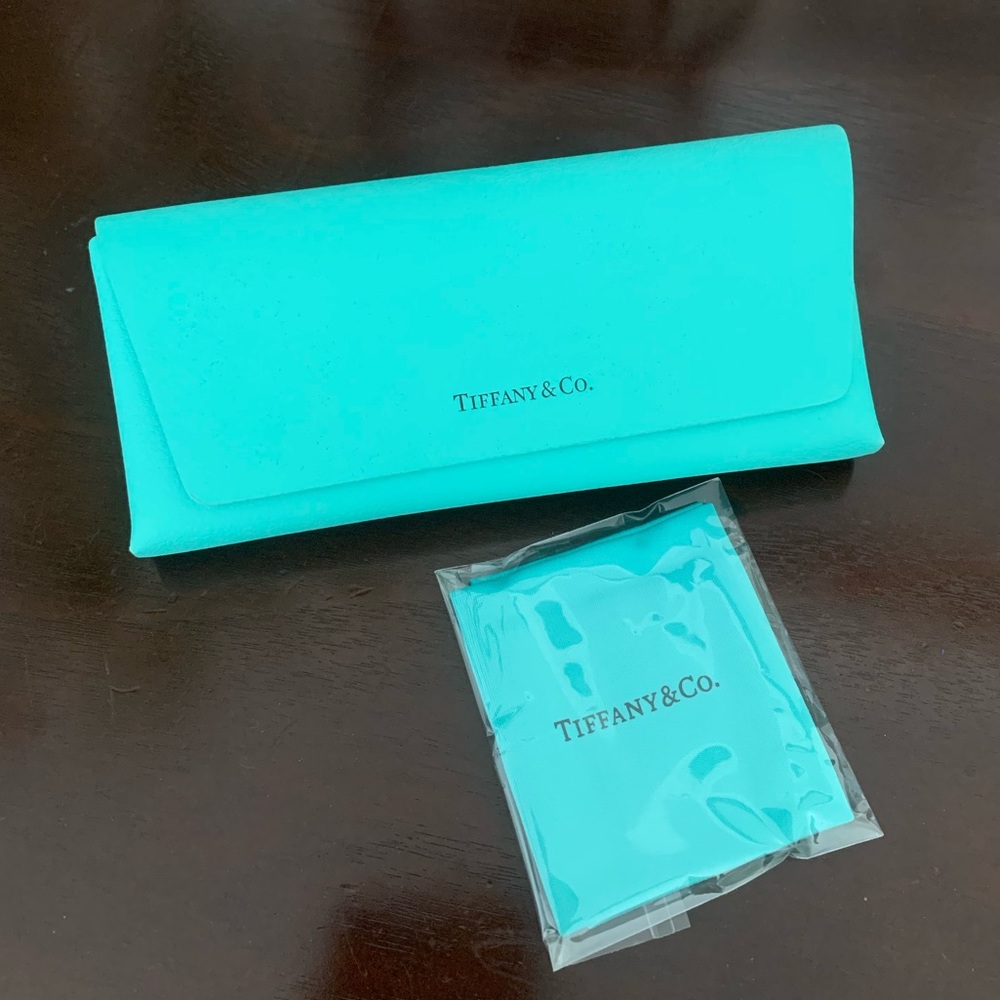Tiffany & Co Blue Eyeglass Case